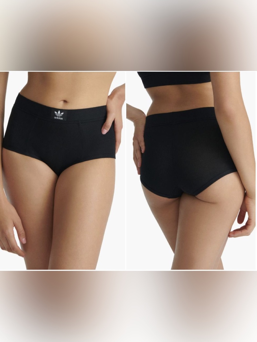 ADIDAS women’s GB1125 Rib Boyshorts Underwear